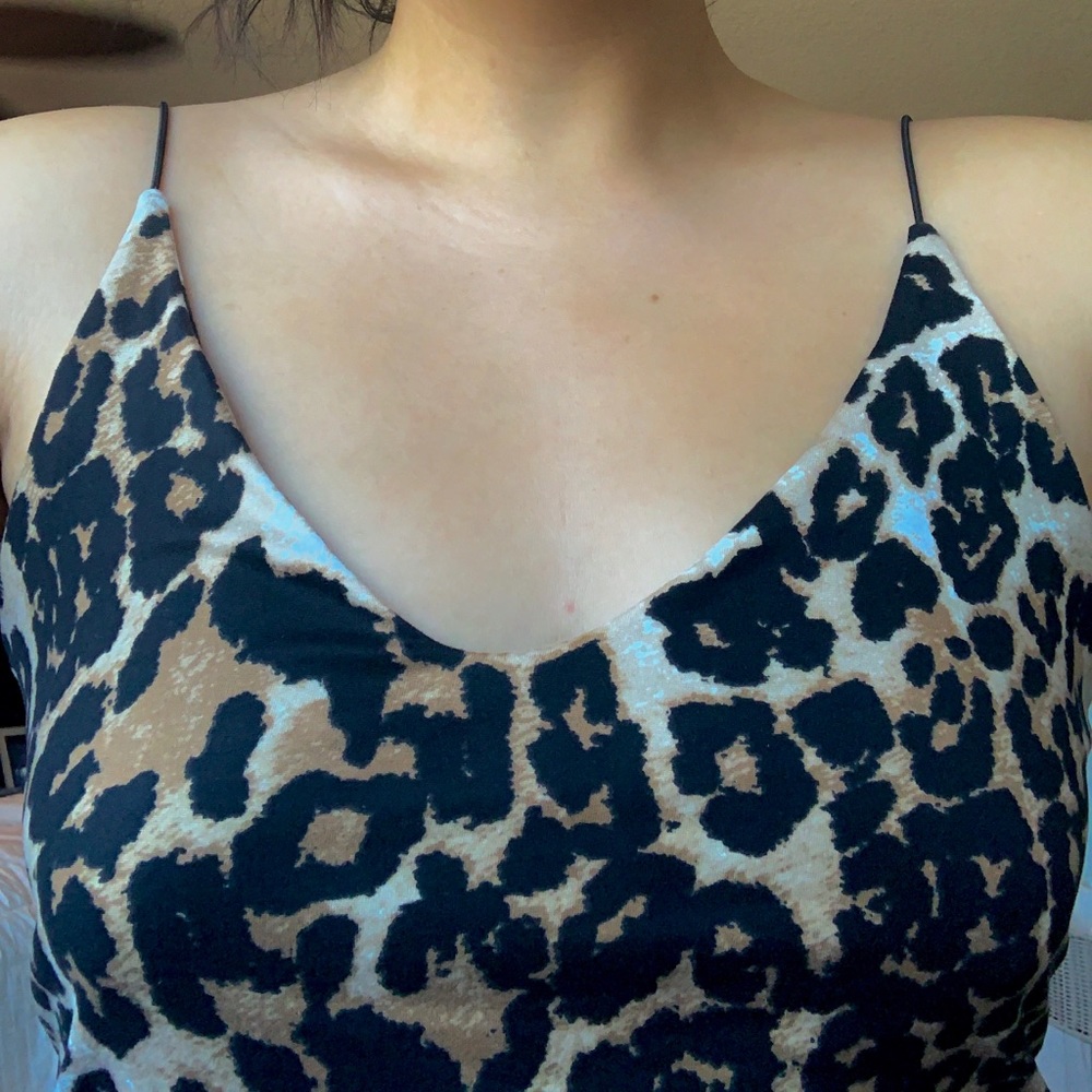 leopard print onesie tank